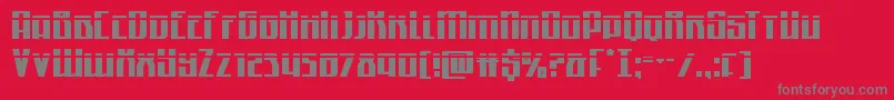 Quantummalicelaser Font – Gray Fonts on Red Background
