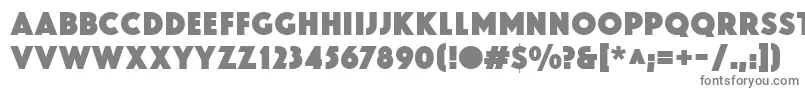 フォントZamenhofPlain – 白い背景に灰色の文字