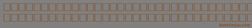 Шрифт Bodfwfi – коричневые шрифты на сером фоне