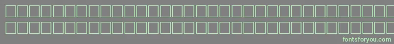 Шрифт Bodfwfi – зелёные шрифты на сером фоне