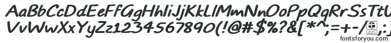 TypoComicsBoldItalicDemo-fontti – Alkavat T:lla olevat fontit