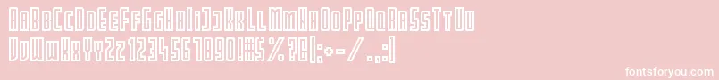 Partin Font – White Fonts on Pink Background