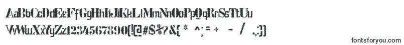 StencilIntellectaTrashFree-Schriftart – Verspielte Schriften