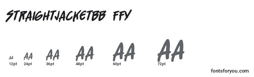 Straightjacketbb ffy Font Sizes