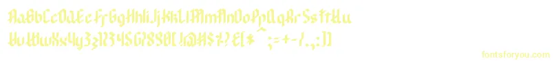 ModernGoth Font – Yellow Fonts