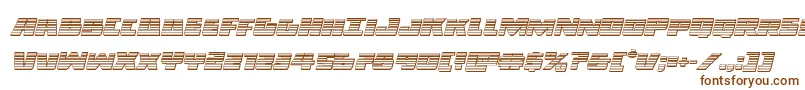 Шрифт Darkalliancechromeital – коричневые шрифты на белом фоне