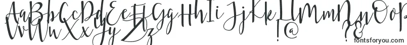 Шрифт Violette – каллиграфические шрифты