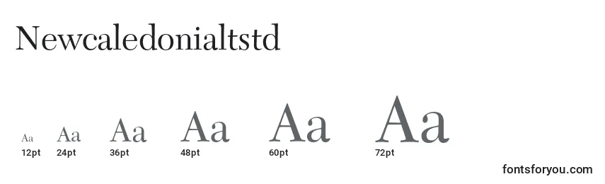 Newcaledonialtstd Font Sizes