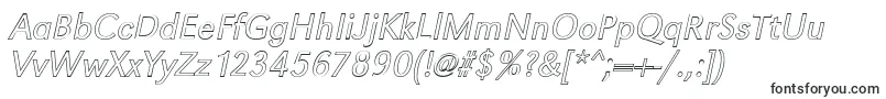 GroteskouLightItalic-fontti – Fontit Google Chromelle