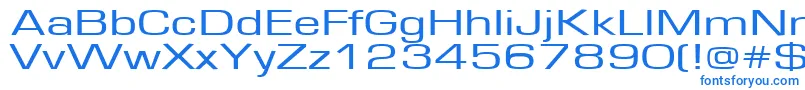 Europe150 Font – Blue Fonts on White Background