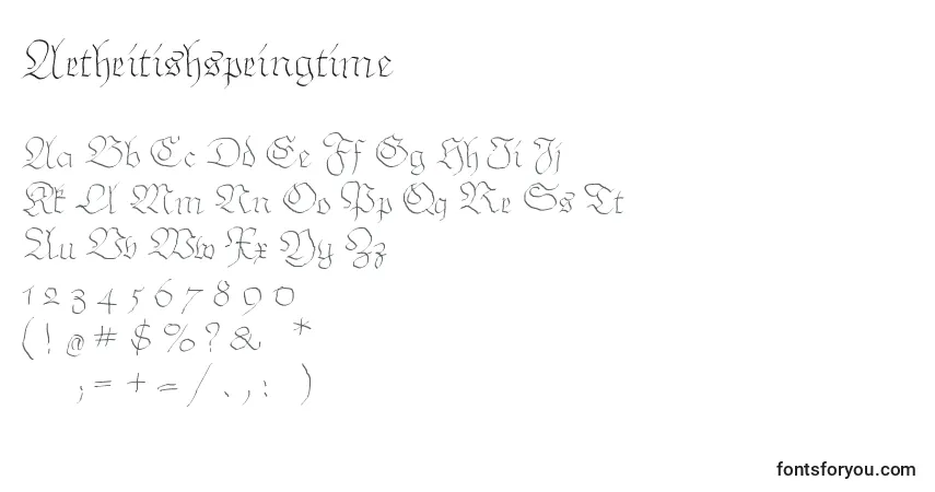 caractères de police arthritishspringtime, lettres de police arthritishspringtime, alphabet de police arthritishspringtime