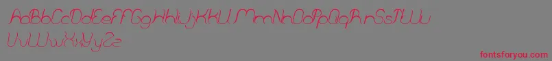 FallingInLove Font – Red Fonts on Gray Background