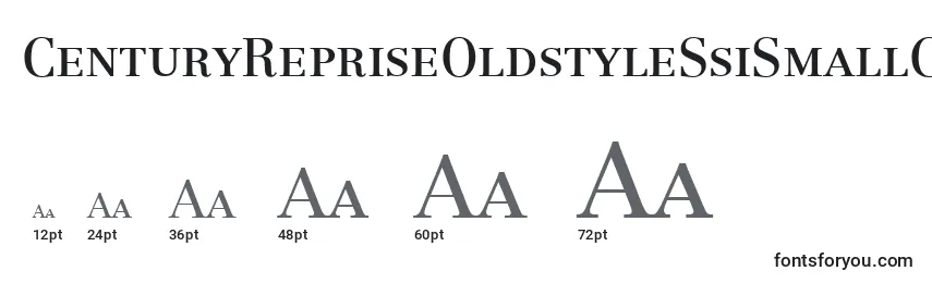 CenturyRepriseOldstyleSsiSmallCaps Font Sizes