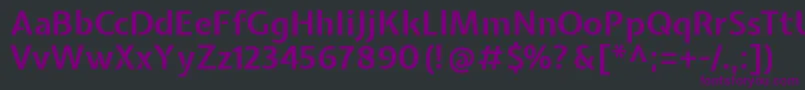 ExpletussansBold Font – Purple Fonts on Black Background