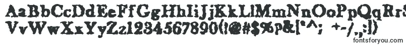 Шрифт WetNapkinregular – буквенные шрифты