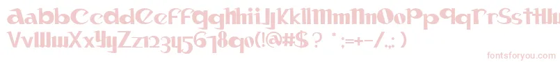 Canon Font – Pink Fonts on White Background