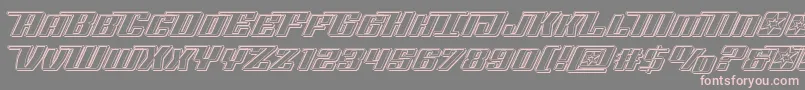 Rocketpopengrave Font – Pink Fonts on Gray Background