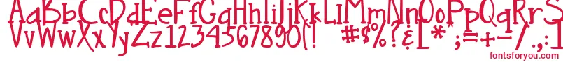 DjbNouveauStraight Font – Red Fonts