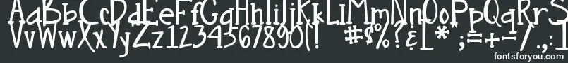 DjbNouveauStraight Font – White Fonts