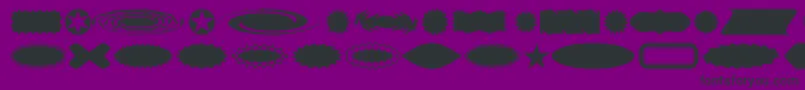 ButtonbuttonAoe Font – Black Fonts on Purple Background