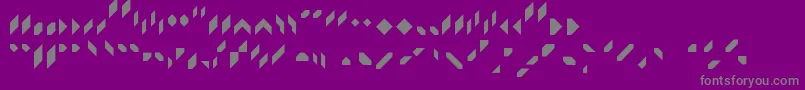 ZuptypeSim Font – Gray Fonts on Purple Background