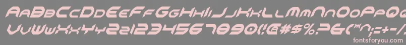 Omniv2ci Font – Pink Fonts on Gray Background