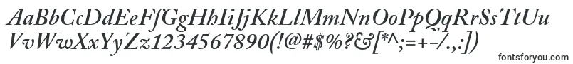 AdobeCaslonSemiboldItalic Font – Specific Fonts