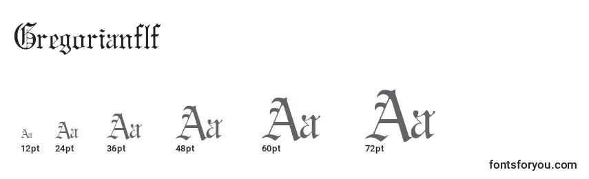 Gregorianflf Font Sizes