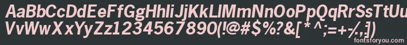 Macroblackssk ffy Font – Pink Fonts on Black Background