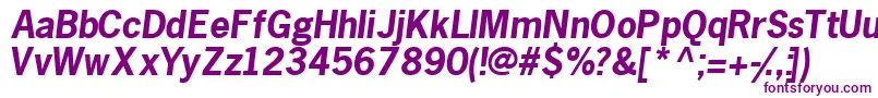 Czcionka Macroblackssk ffy – fioletowe czcionki