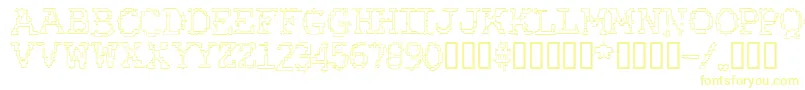 RubberBiscuitBevelOutline Font – Yellow Fonts