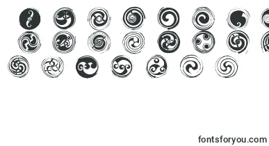 Spirals font – Fonts Figures