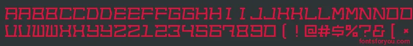 Outofsight Font – Red Fonts on Black Background