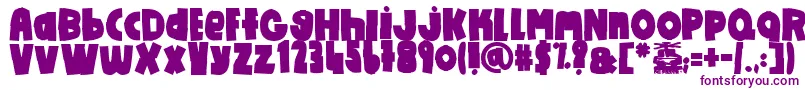 Police DoItYourself – polices violettes