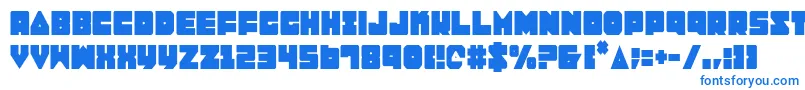 Lobotommyc Font – Blue Fonts on White Background