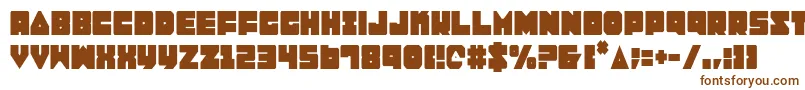 Lobotommyc Font – Brown Fonts on White Background