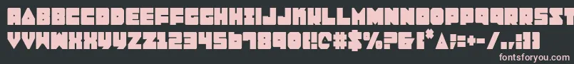 Lobotommyc Font – Pink Fonts on Black Background