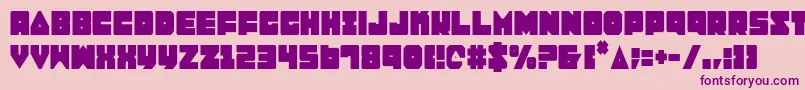 Lobotommyc Font – Purple Fonts on Pink Background