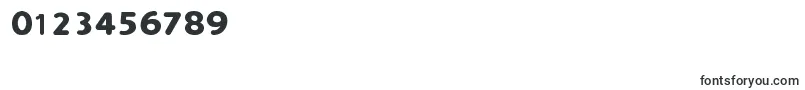 Шрифт SimplyRoundedBold – шрифты для цифр и чисел