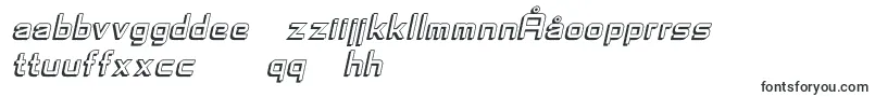 SfChaerilidaeShadedOblique-Schriftart – usbekische Schriften
