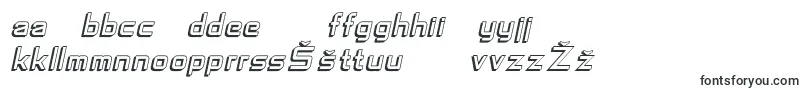 SfChaerilidaeShadedOblique-Schriftart – litauische Schriften