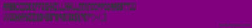 GyroseSqueezeBrk Font – Black Fonts on Purple Background