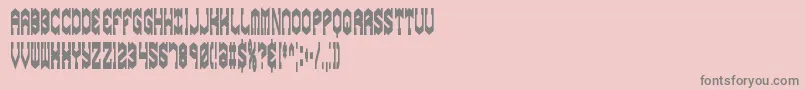 GyroseSqueezeBrk Font – Gray Fonts on Pink Background