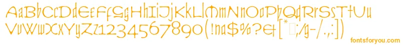 Fonte CultLetPlain.1.0 – fontes laranjas