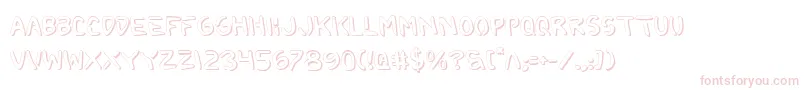 2toonv2s Font – Pink Fonts on White Background