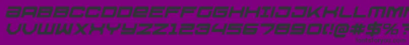 U.S.S.DallasItalic Font – Black Fonts on Purple Background