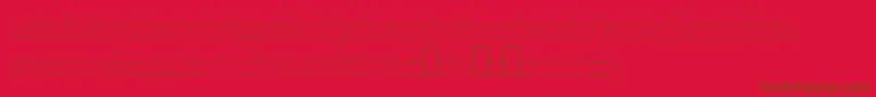 En savoir plus sur la police LaEi2Italic Police LaEi2Italic – polices brunes sur fond rouge