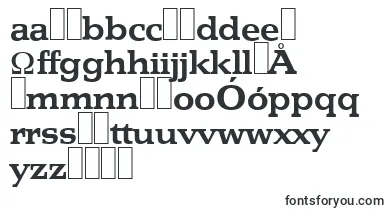 PenthouseserialBold font – polish Fonts