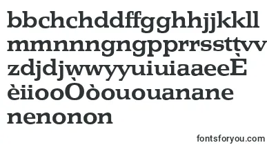PenthouseserialBold font – creole Fonts