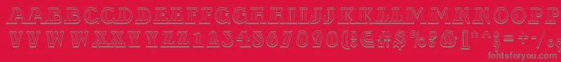 Más sobre la fuente ADexterotldecordv3D fuente ADexterotldecordv3D – Fuentes Grises Sobre Fondo Rojo